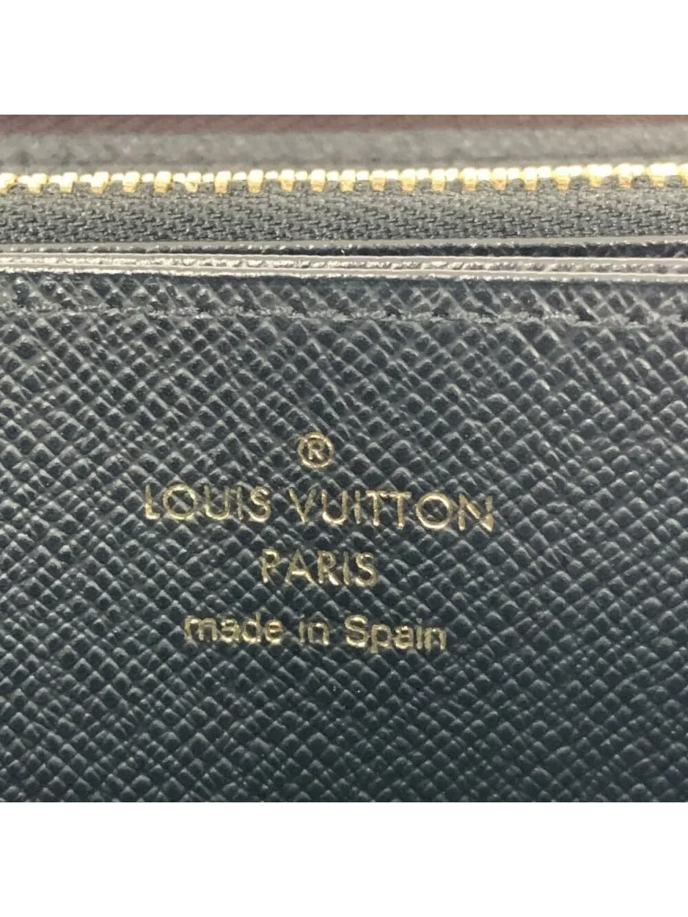 Louis Vuitton Giant Monogram Reverse Zippy Wallet Zip Around Brown